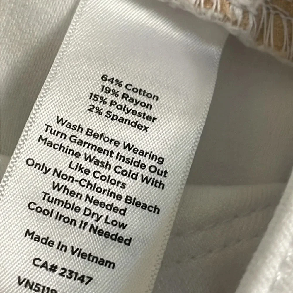 Talbots Flawless Women's High-waist Jegging White Size 12